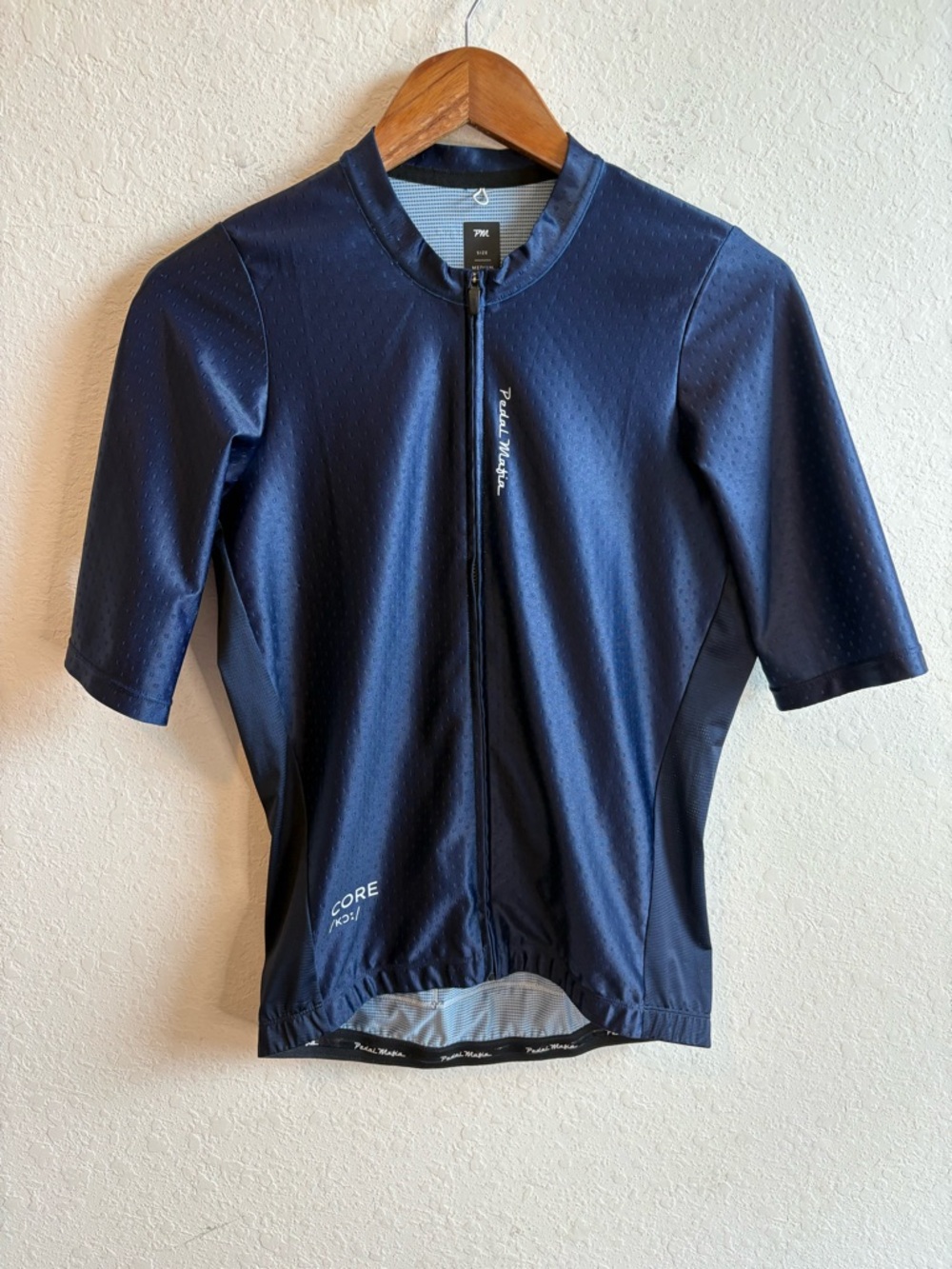 Pedal Mafia Blue Cycling Shirt Size Medium